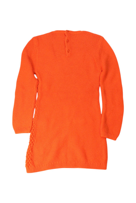 A Orange Sweater Dresses from Chloe in size 3T for girl. (Back View)