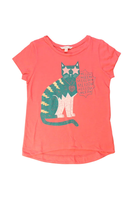 A Pink Short Sleeve T Shirts from Little Marc Jacobs in size 6T for girl. (Front View)
