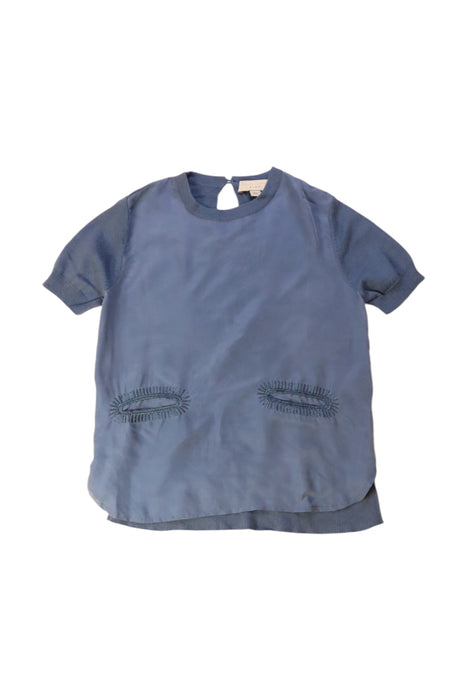 A Blue Short Sleeve Tops from Stella McCartney in size 6T for girl. (Front View)