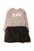 A Grey Long Sleeve Dresses from X-girl in size 9Y for girl. (Front View)