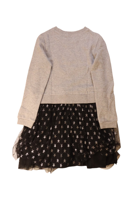A Grey Long Sleeve Dresses from X-girl in size 9Y for girl. (Back View)