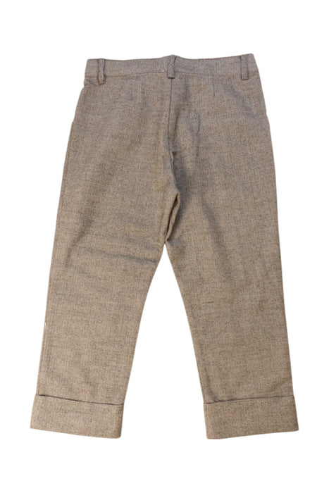 A Grey Dress Pants from Jacadi in size 7Y for girl. (Back View)