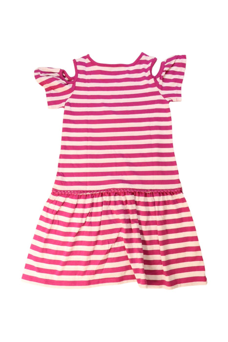 A Pink Short Sleeve Dresses from Nautica in size 7Y for girl. (Back View)