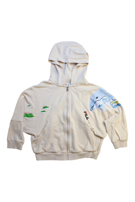 A Multicolour Zippered Sweatshirts from Fila in size 5T for neutral. (Front View)