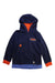 A Navy Hooded Sweatshirts from Momonittu in size 5T for boy. (Front View)