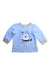 A Blue Long Sleeve Tops from Mides in size 5T for boy. (Front View)