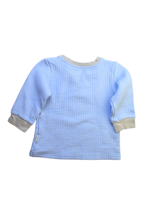 A Blue Long Sleeve Tops from Mides in size 5T for boy. (Back View)