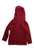 A Burgundy Hooded Sweatshirts from Momonittu in size 4T for boy. (Back View)