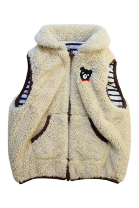 A Beige Other Outerwear from Double B Mikihouse in size 5T for boy. (Front View)