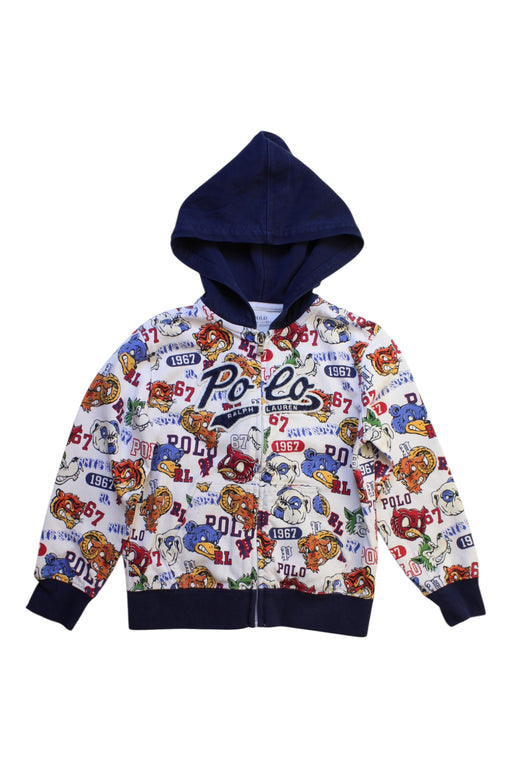 A Multicolour Hooded Sweatshirts from Polo Ralph Lauren in size 5T for boy. (Front View)