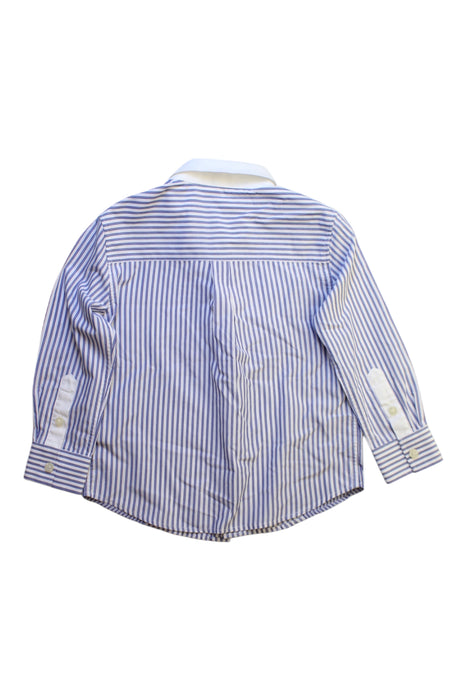 A Blue Long Sleeve Shirts from Nicholas & Bears in size 4T for boy. (Back View)