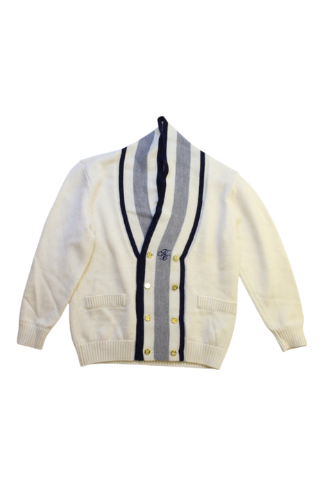A White Cardigans from Nicholas & Bears in size 4T for boy. (Front View)