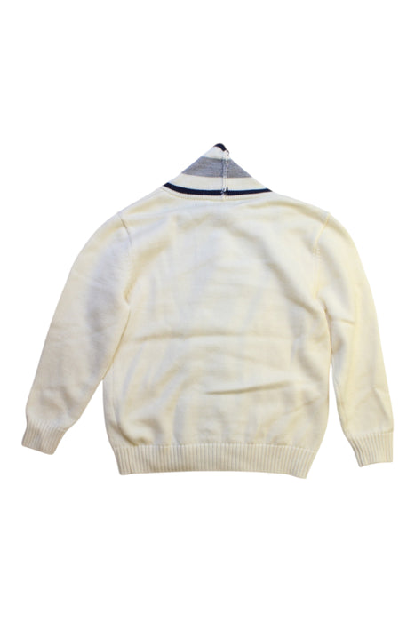 A White Cardigans from Nicholas & Bears in size 4T for boy. (Back View)