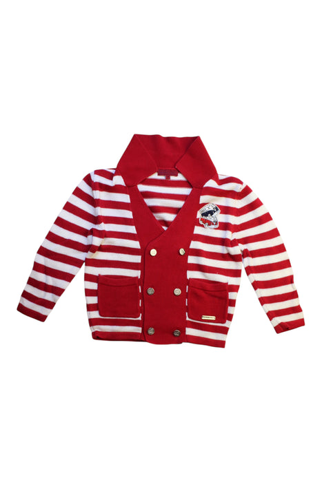 A Red Long Sleeve Tops from Nicholas & Bears in size 3T for boy. (Front View)