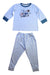 A Blue Pyjama Sets from Mides in size 5T for boy. (Front View)
