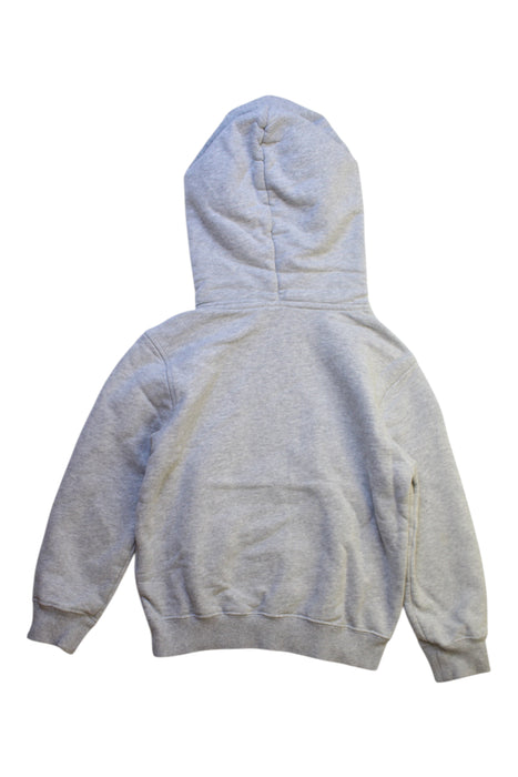 A Grey Hooded Sweatshirts from Bonpoint in size 6T for boy. (Back View)