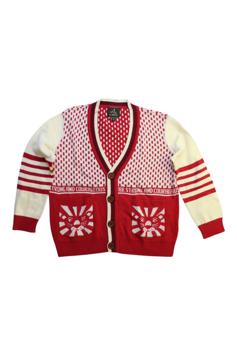 A Red Cardigans from As Little As in size 4T for boy. (Front View)