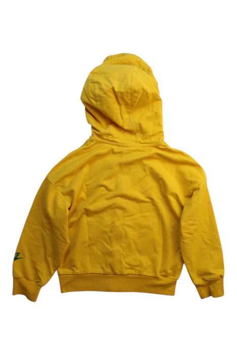 A Yellow Zippered Sweatshirts from Nike in size 6T for neutral. (Back View)