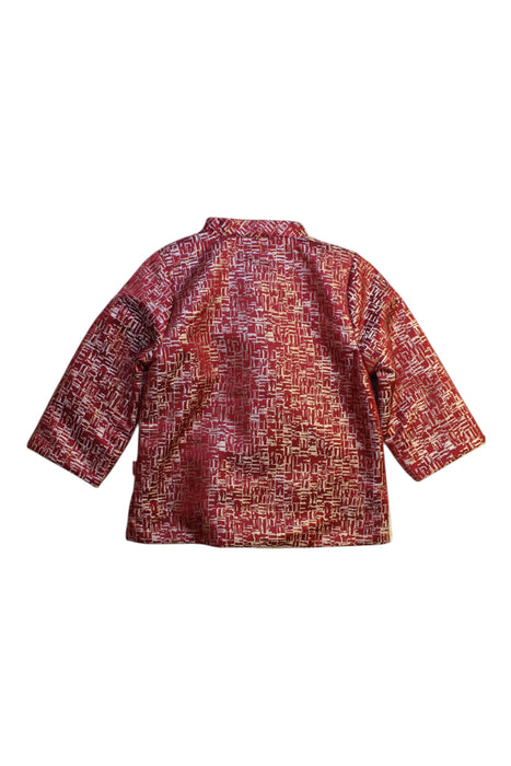 A Burgundy Puffer/Quilted Coats & Outerwear from Mides in size 3T for boy. (Back View)