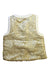 A Gold Dress Up Vests from Mides in size 3T for boy. (Back View)