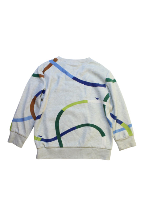 A Multicolour Sweatshirts from Momonittu in size 4T for boy. (Back View)