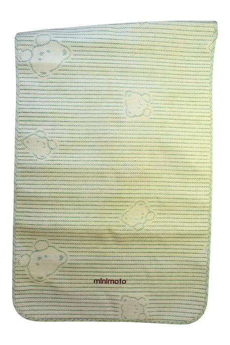 A Yellow Blankets from Minimoto in size O/S for neutral. (Back View)