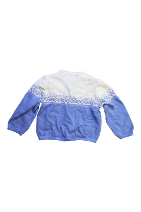 A Blue Cardigans from Mayoral in size 6-12M for girl. (Back View)