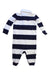 A Navy Long Sleeve Rompers from Ralph Lauren in size 6-12M for boy. (Back View)