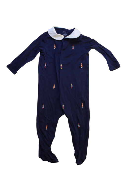 A Navy Onesies from Ralph Lauren in size 6-12M for boy. (Front View)