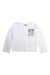 A White Long Sleeve T Shirts from Calvin Klein in size 6T for boy. (Front View)