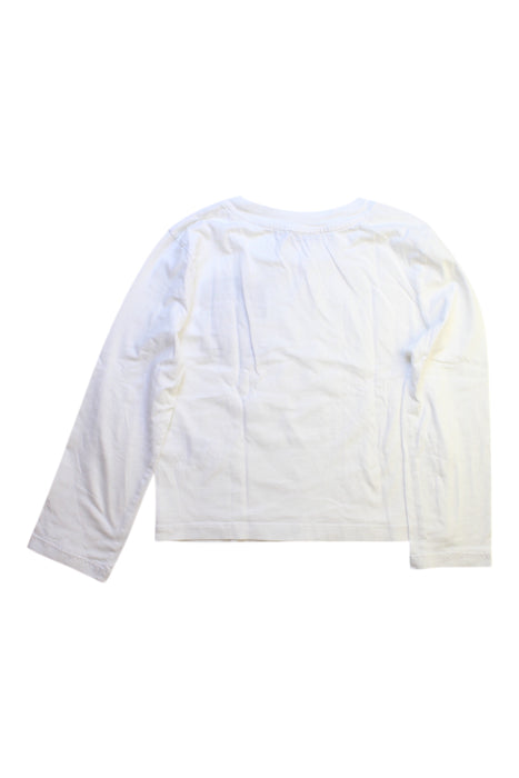A White Long Sleeve T Shirts from Calvin Klein in size 6T for boy. (Back View)