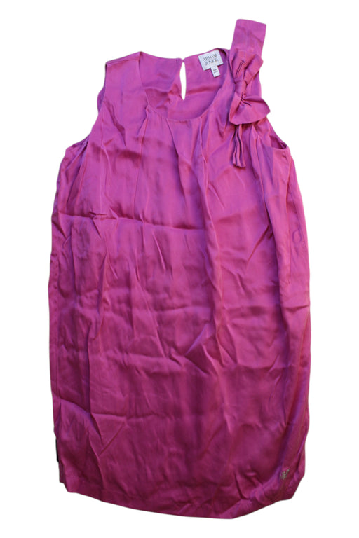 A Pink Sleeveless Dresses from Armani in size 10Y for girl. (Front View)