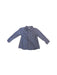 A Blue Long Sleeve Shirts from Petit Bateau in size 18-24M for neutral. (Front View)