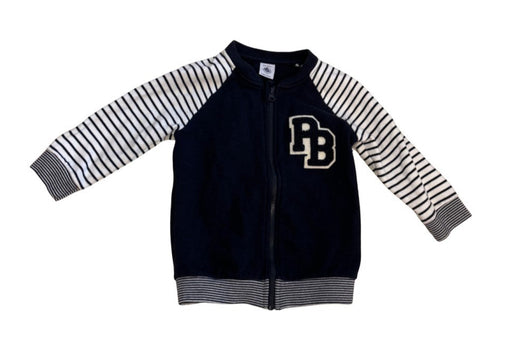 A Navy Lightweight Jackets from Petit Bateau in size 3T for boy. (Front View)