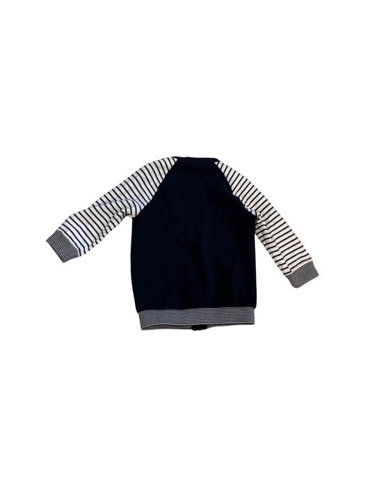 A Navy Lightweight Jackets from Petit Bateau in size 3T for boy. (Back View)