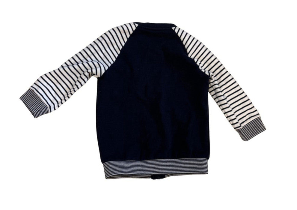 A Navy Lightweight Jackets from Petit Bateau in size 3T for boy. (Back View)