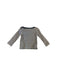A Navy Long Sleeve Shirts from Petit Bateau in size 3T for neutral. (Back View)
