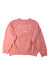 A Pink Sweatshirts from X-girl in size 10Y for girl. (Back View)