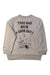 A Grey Sweatshirts from X-girl in size 3T for girl. (Back View)