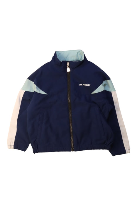 A Navy Lightweight Jackets from XLARGE Kids in size 2T for boy. (Front View)