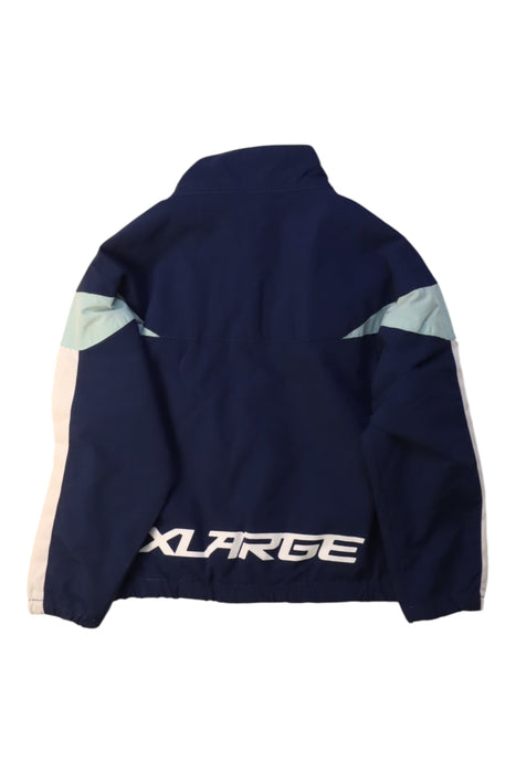 A Navy Lightweight Jackets from XLARGE Kids in size 2T for boy. (Back View)