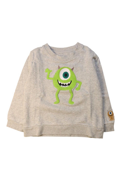 A Grey Crewneck Sweatshirts from Graniph in size 4T for neutral. (Front View)