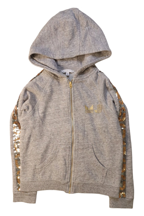 A Grey Hooded Sweatshirts from Little Marc Jacobs in size 8Y for girl. (Front View)