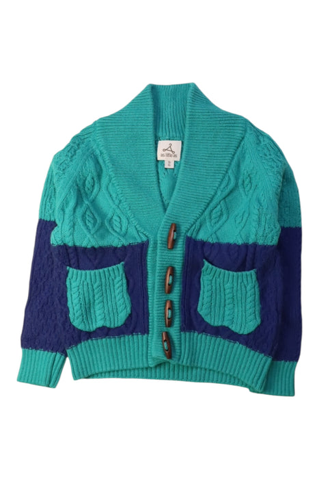 A Teal Cardigans from As Little As in size 3T for neutral. (Front View)