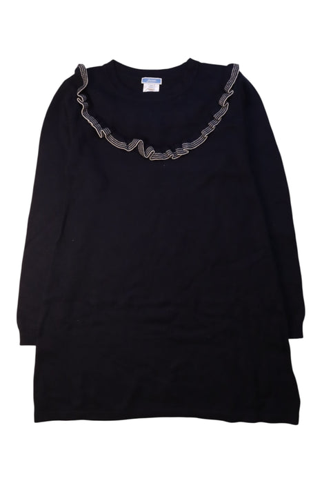 A Black Sweater Dresses from Jacadi in size 10Y for girl. (Front View)