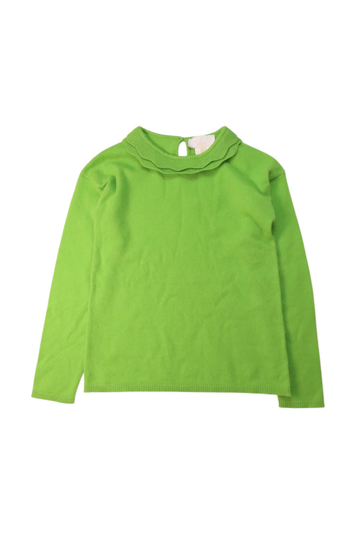 A Green Long Sleeve Tops from Jacadi in size 10Y for girl. (Front View)
