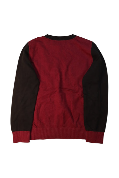 A Burgundy Knit Sweaters from Stella McCartney in size 8Y for girl. (Back View)