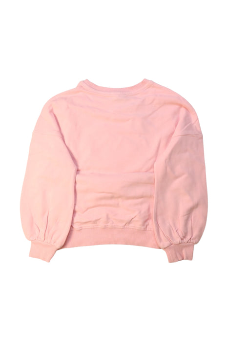 A Pink Sweatshirts from Moschino in size 8Y for girl. (Back View)