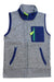 A Grey Outerwear Vests from Crewcuts in size 4T for boy. (Front View)
