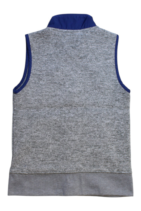 A Grey Outerwear Vests from Crewcuts in size 4T for boy. (Back View)